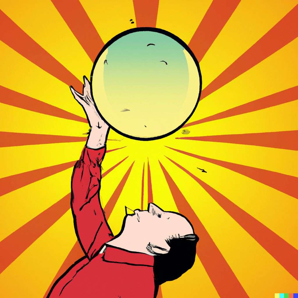 the discovery of gravity, pop art